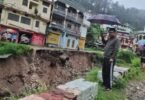 पुरोला में फटा