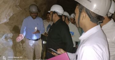 inspection of Jamrani Dam Project