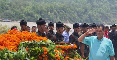 Last farewell to the brave martyr