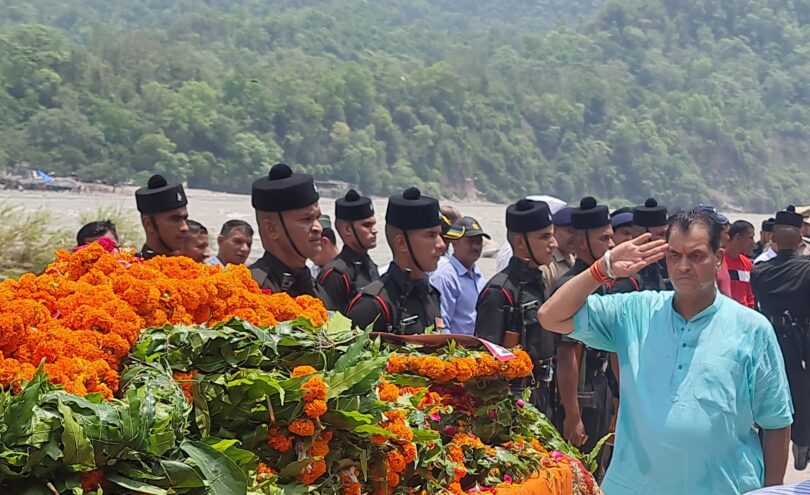 Last farewell to the brave martyr