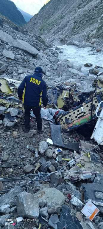 Helicopter crash in Kedarnath