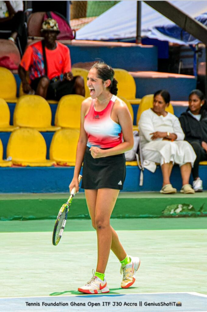 Diya broke ITF title