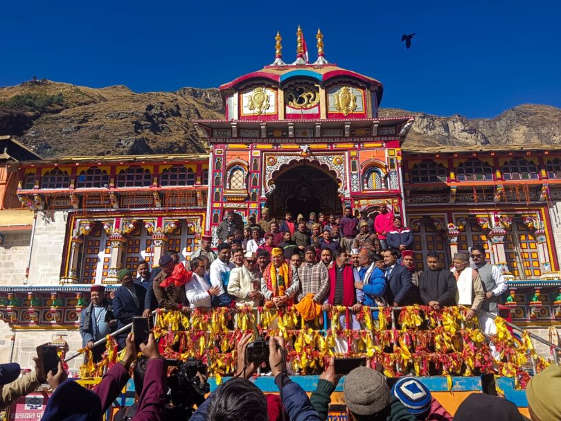 The door of Shri Badrinath Dham