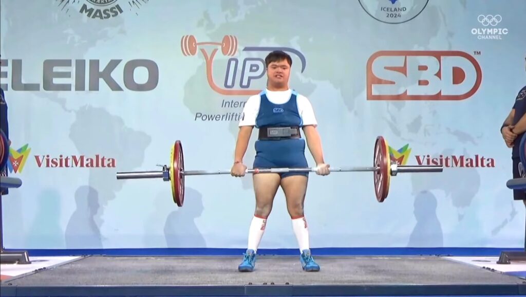 powerlifting athlete