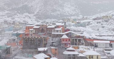 snowfall in dham