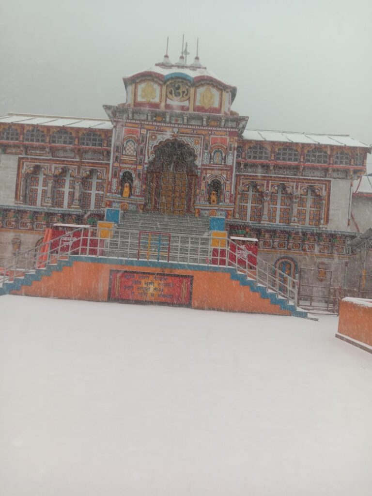 snowfall in dham