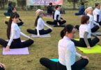 Foreign students took yoga training in SGRRU