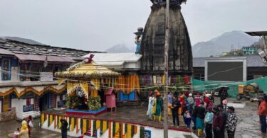 The doors of Shri Kedarnath Dham