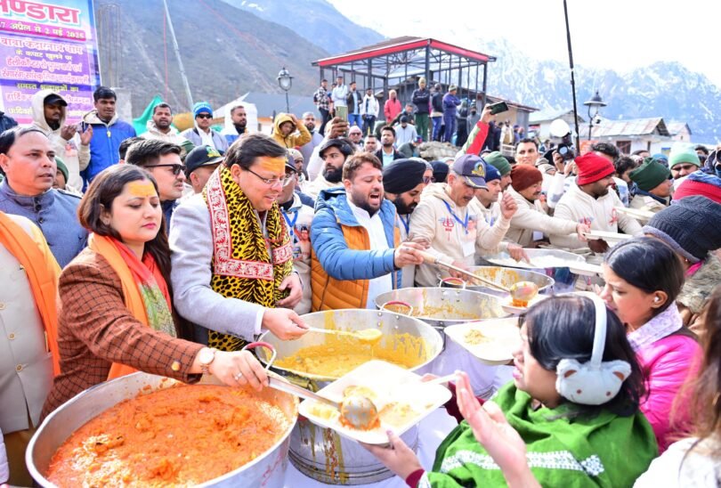 Main Sevak Bhandara in Kedarnath