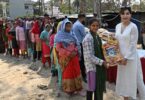 distribution of food kits