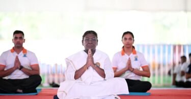 11th International Yoga Day begins