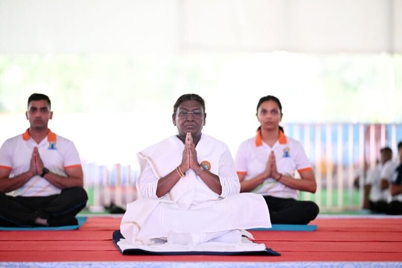 11th International Yoga Day begins