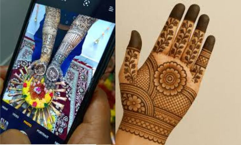 Apply virtual mehndi on Instagram