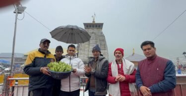 Rudrabhishek in Kedarnath temple