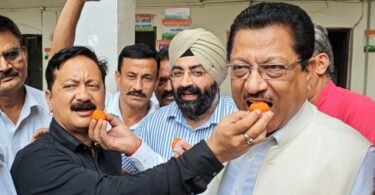 Congress celebrate Panchayat election