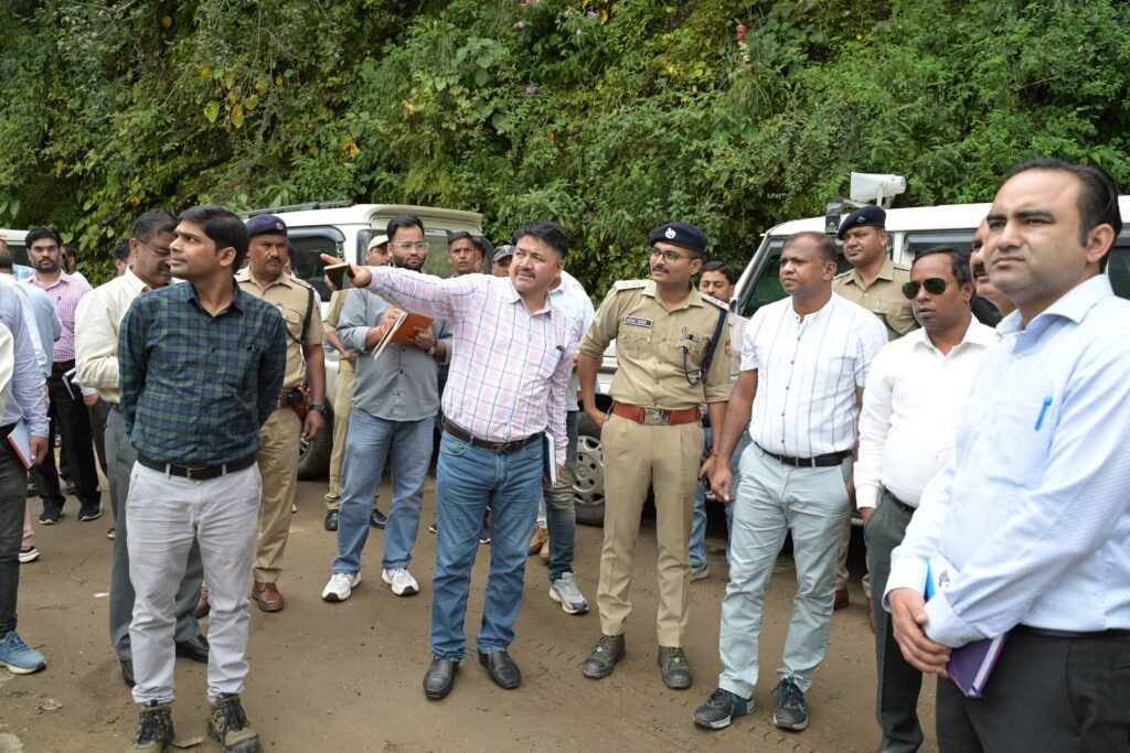 Inspection of disaster affected areas