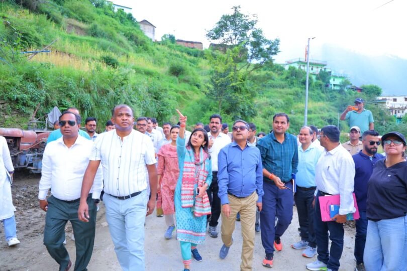Inspection of disaster affected areas