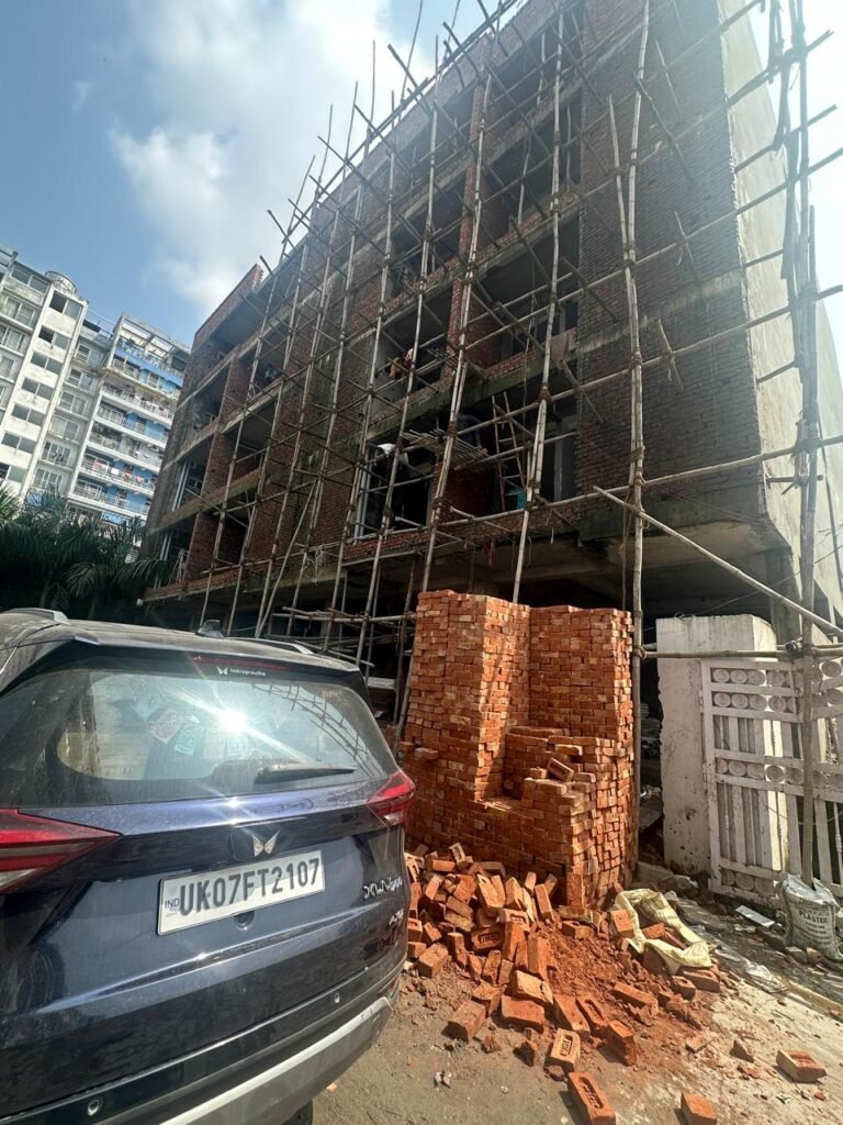 Multi storey building sealed