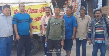 Relief materials to disaster victims