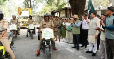 Bike rally on Wildlife Week