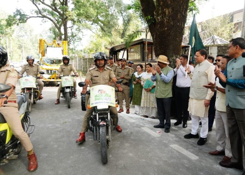 Bike rally on Wildlife Week
