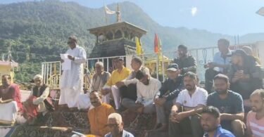 Doors closed of Shri Kedarnath Dham