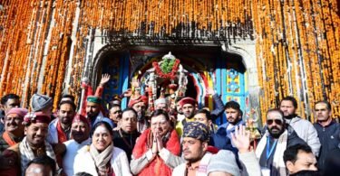 Doors closed Shri Kedarnath Dham