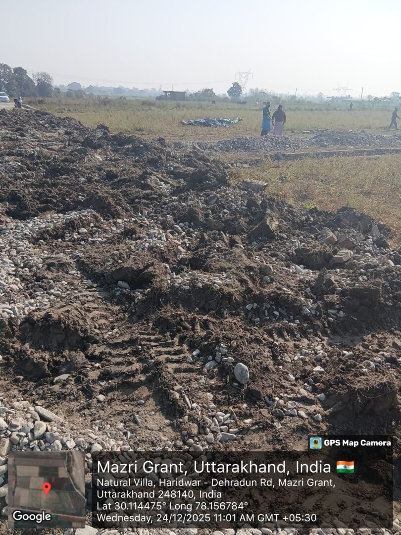 Illegal plotting Sergarh Majri Grant