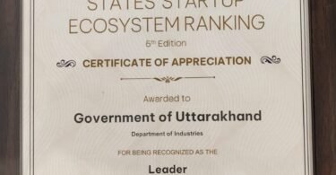 Status in Startup India Ranking