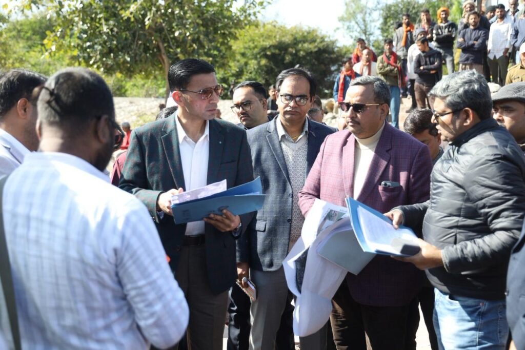 Chandreshwar drain inspection