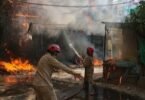 Major fire in hotel