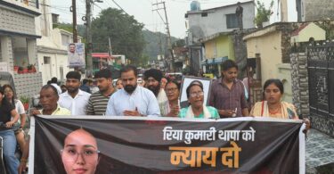 Riya Thapa Candle March